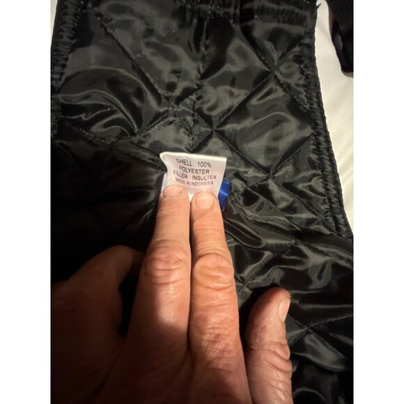 Idigear Arctic Armor Black Insulated Bibs Adjustable Straps & Multiple Pockets L - Picture 8 of 9